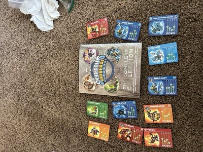 Skylanders Giants Cards Lot w/ Complete Collection Book & Character Cards