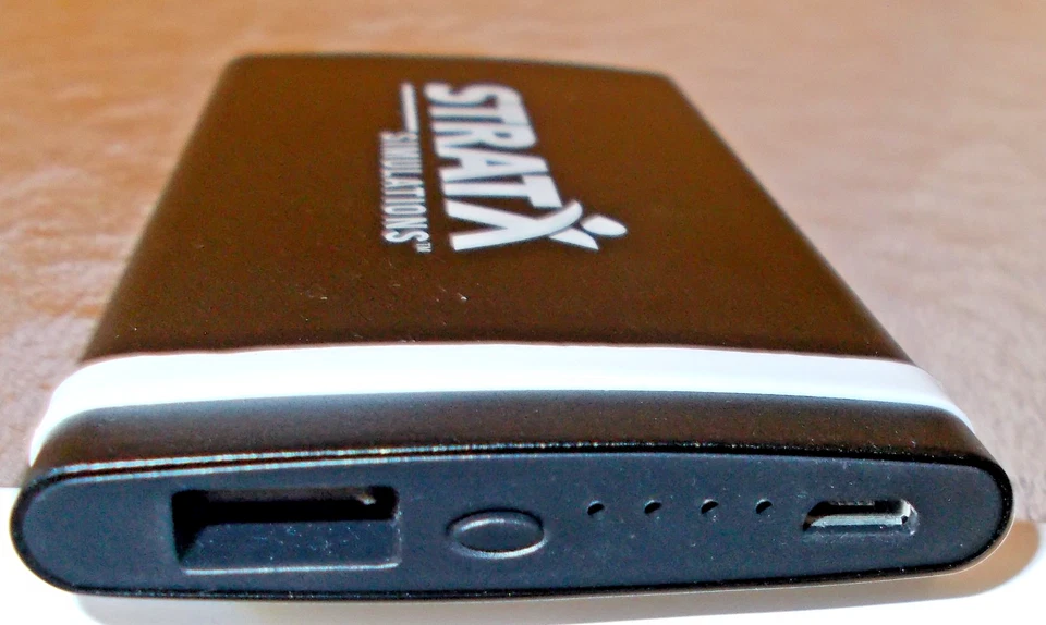 Banco de alimentación portátil 3000 mAh batería de respaldo externa cargador USB para teléfono celular Foto 2 de 2