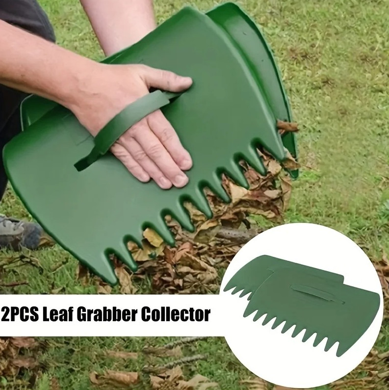 Handheld Gardening Rake for Yard Debris Cleanup Indoor & Outdoor Use