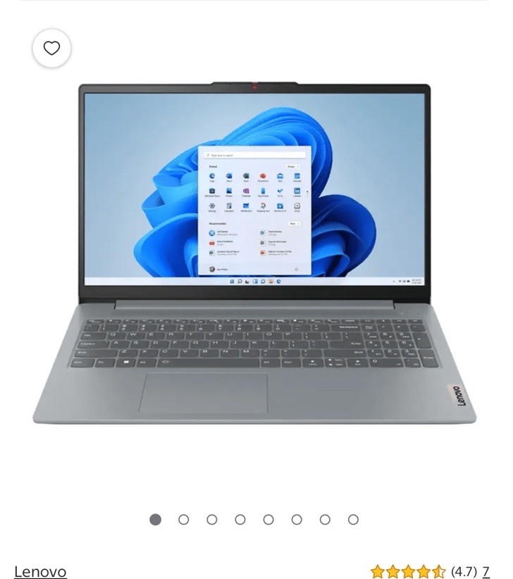 New Lenovo IdeaPad Slim 3i 15.6" FHD Intel i3-N305/8GB/128GB/Windows11 Laptop
