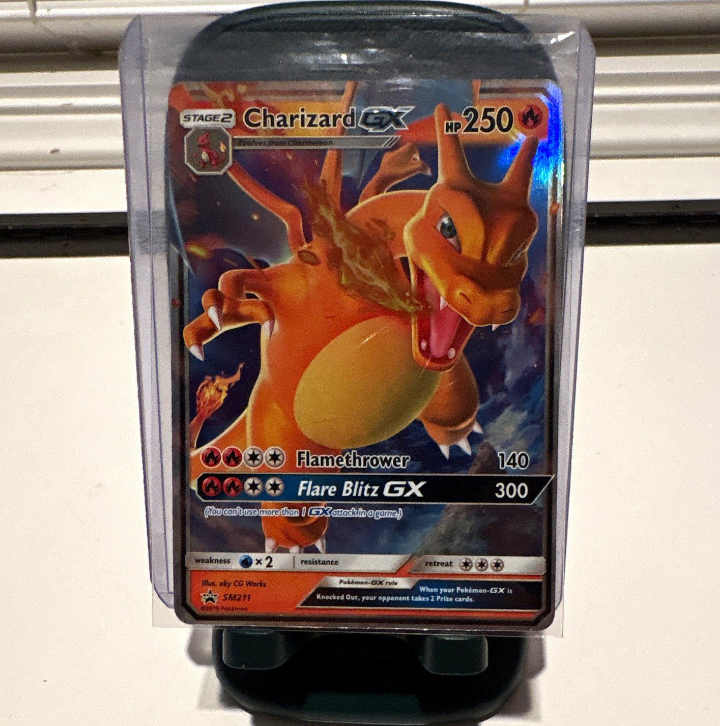 Pokemon TCG Charizard GX 009/068 Battle Academy Promo Holo Stamped English