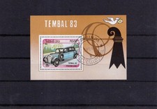 SA38l Laos 1983 Ancient Car used minisheet