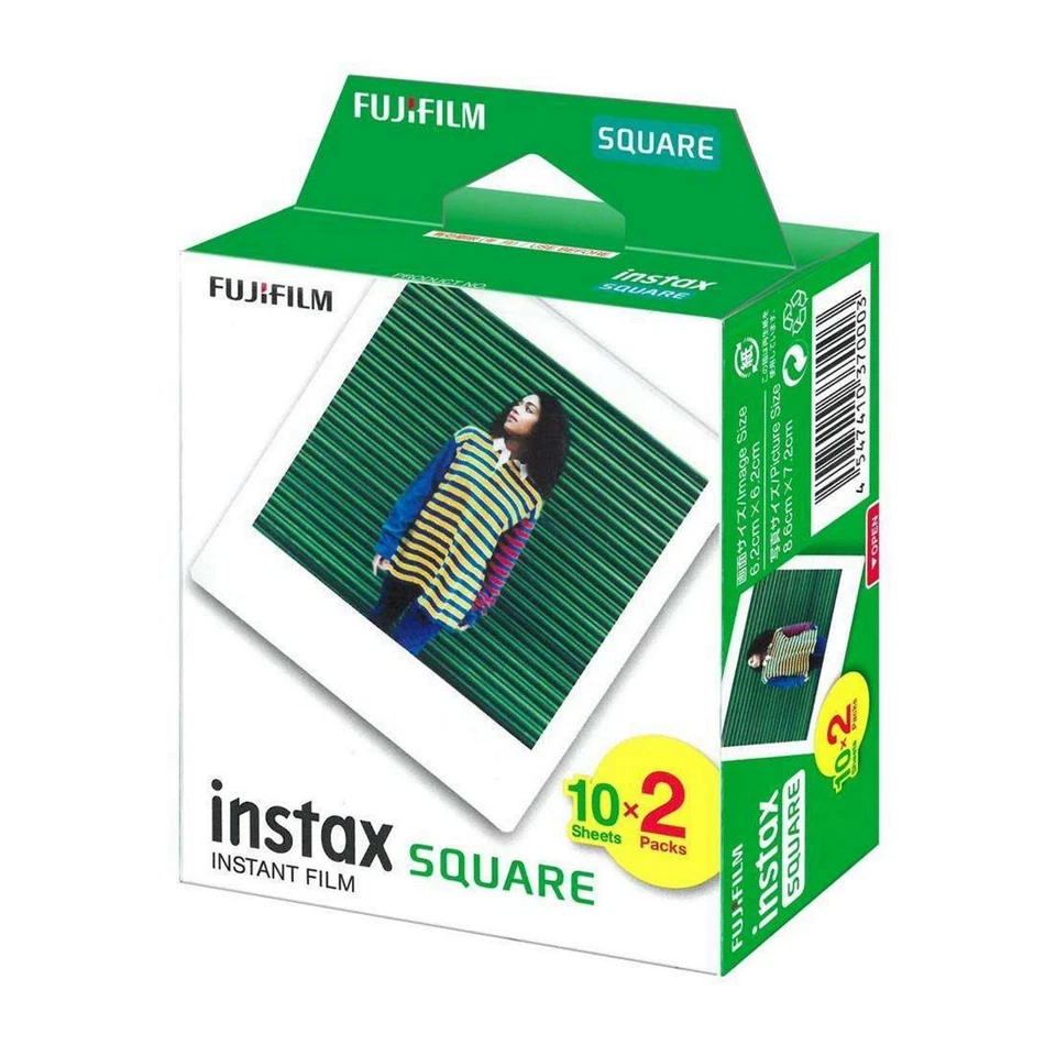 Fujifilm Instax Square pour Sq10 Bande 20 Photo 10x2