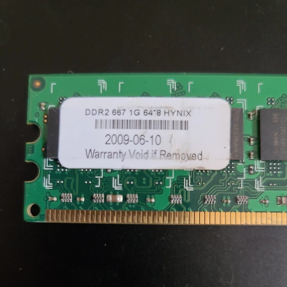 EASYRAM 1GB DDR2 PC2-5300 667 DIMM Desktop RAM Module Used - Image 3 of 4