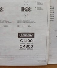 Grundig C4100 C4800 Manual / Schmatic 