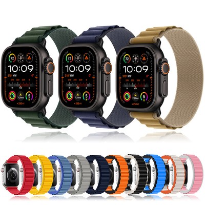 Alpine Loop for Apple Watch 10 9 8 7 6 SE Ultra 2 44/45/46/49mm Nylon Sport Band