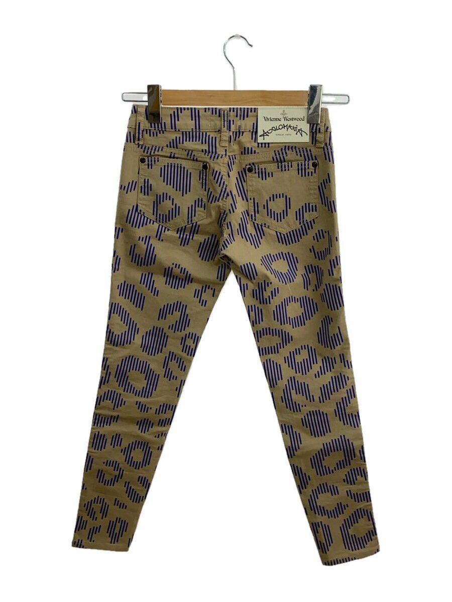 Vivienne Westwood Skinny Pants 36 Cotton Beige Total Pattern Vivienne Westwood Skinny Pants 36 Cotton Beige Total Pattern