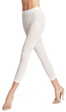 Falke Damen Pure Matt Einfach Polyamid Gamaschen - Weiß