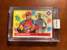 Topps Project 70 Ivan Rodriguez 356 by Sean Wotherspoon artist proof 13/51
