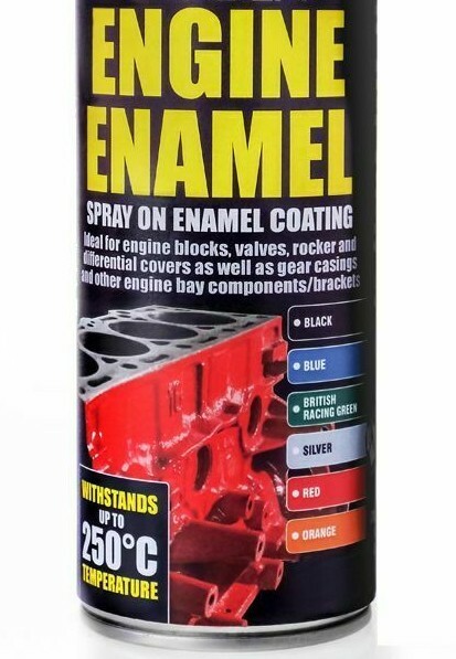 E-Tech 250c High Temp Car Bike All Engine Enamel Spray on Paint Coating ...