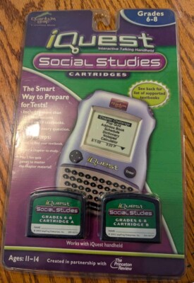 iQuest Social Studies Cartridges Quantum Leap Leapfrog Grades 6-8 NEW