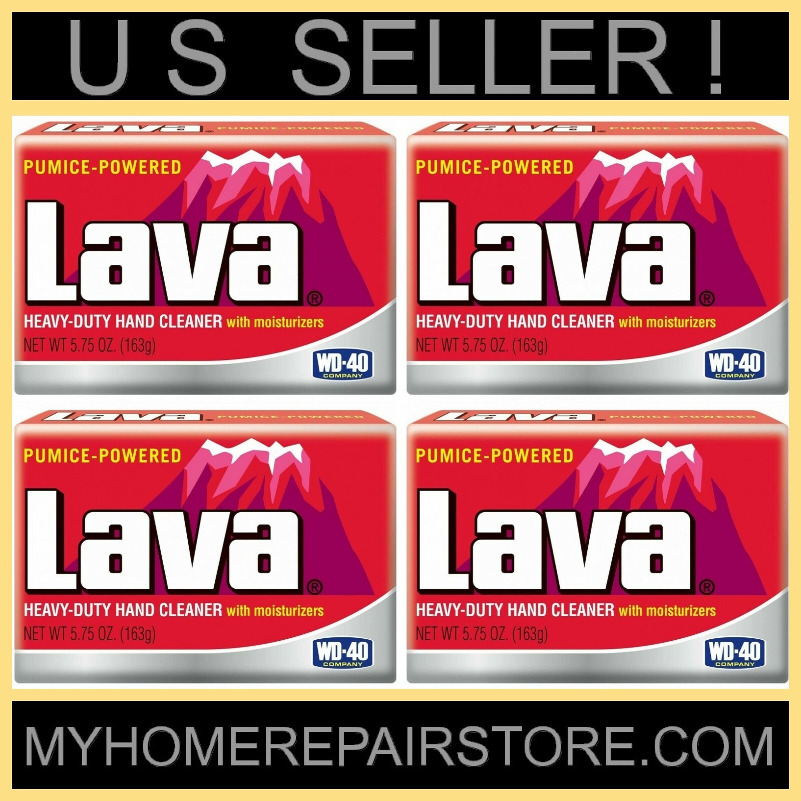 FREE PRIORITY S&H ! — 4 / 22 — LAVA — HEAVYDUTY — HAND CLEANER — BAR SOAP eBay