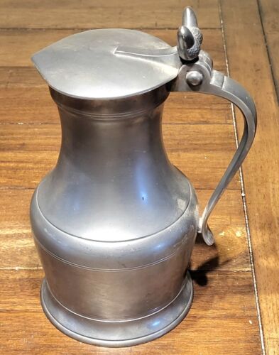 Pewter Pitcher Stien , ETAIND'ART, Made In France, 8" Vintage - Picture 2 of 8