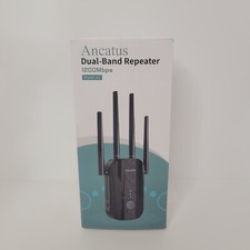 Ancatus Dual-Band Repeater, 1200 Mbps, Model A2, Boost WiFi for your Home 