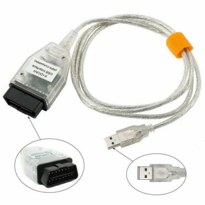 K+D-CAN DCAN Scanner Auto Diagnosegerät INPA/Ediabas USB OBD2 EOBD Kabel für BMW