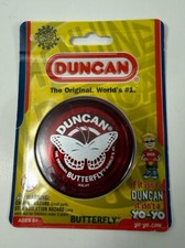 DUNCAN BUTTERFLY YO-YO - THE ORIGINAL WORLDS 1 YOYO - RED - BRAND NEW