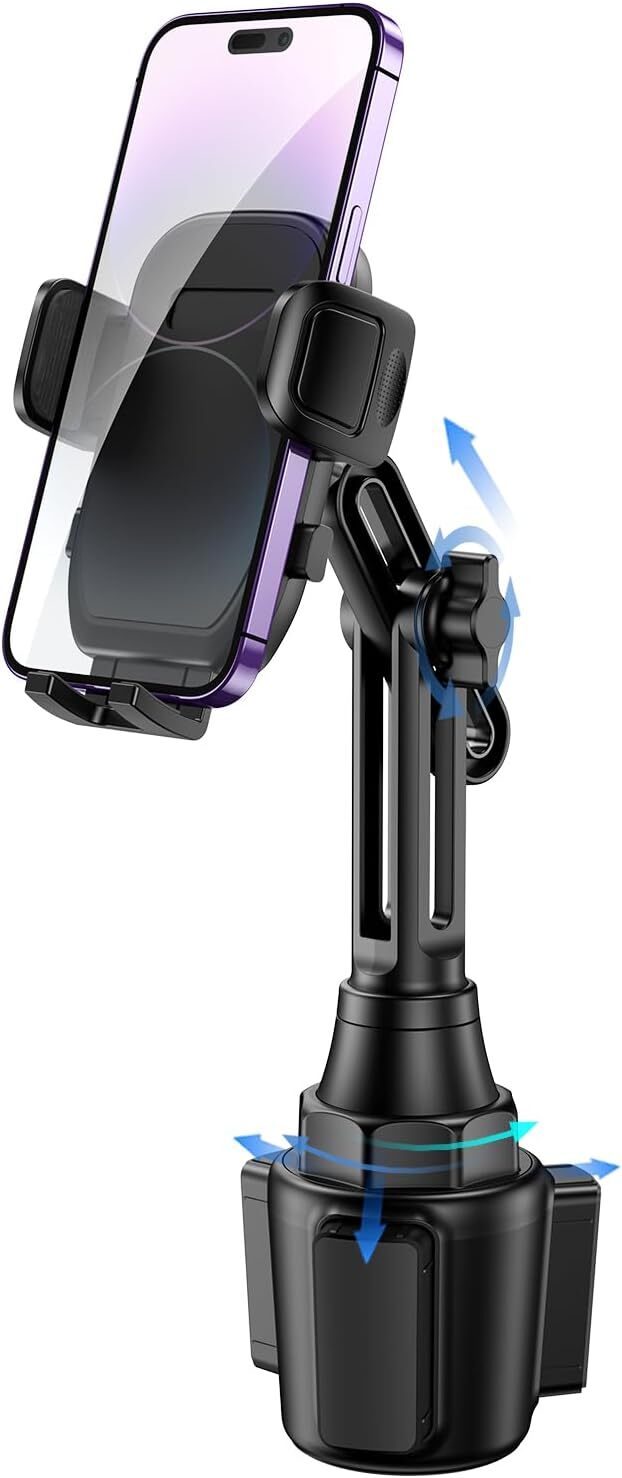 Cup Phone Mount for Car Upgraded Version Universal Cup Phone Cradle Holder