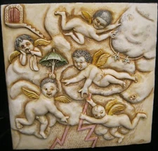 PICTURESQUE TILE FIGURINES HARMONY KINGDOM NOAH'S PARK THUNDER DOME  NUMBERED 47