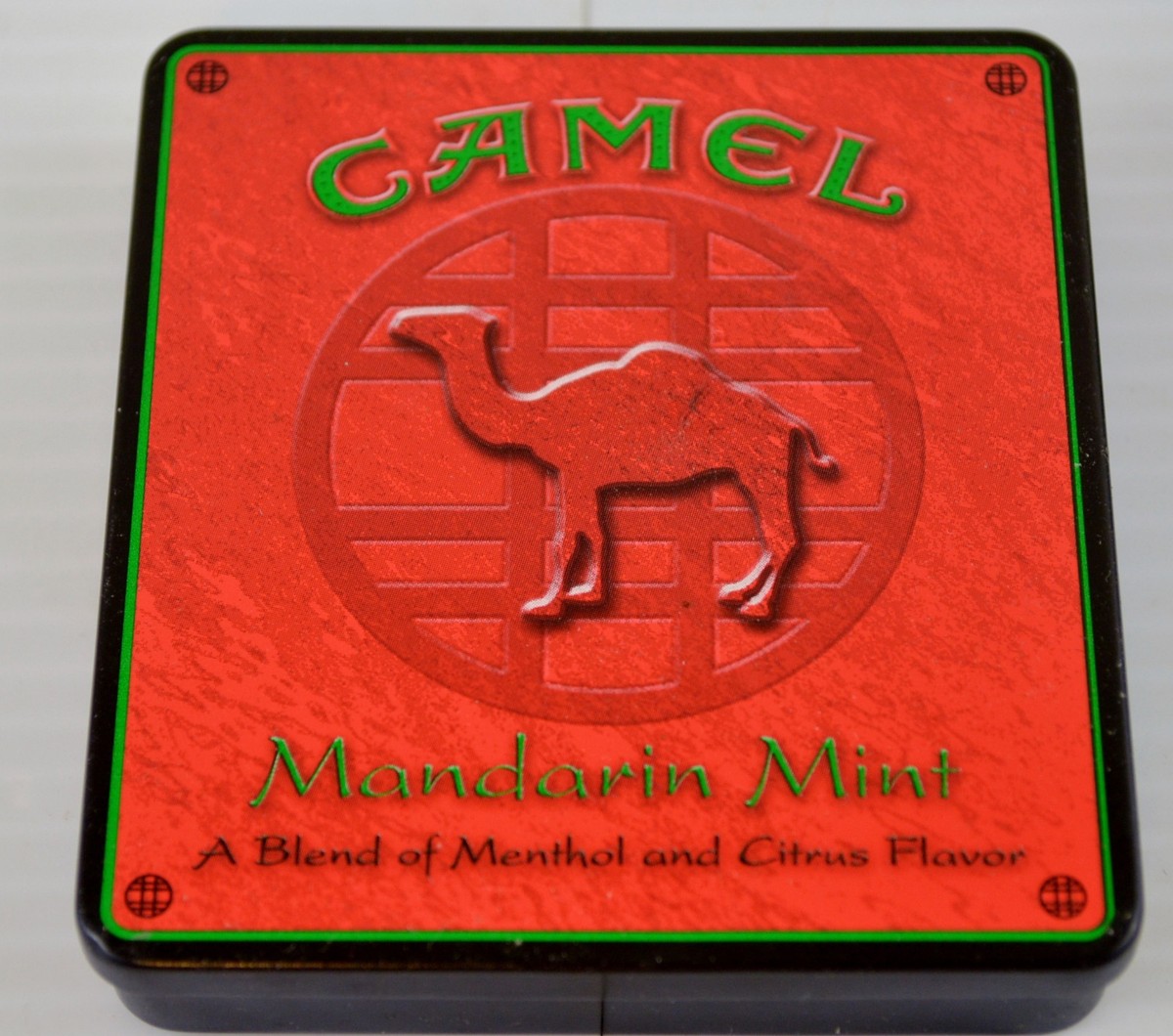 Lot of four Camel Cigarette Tin Mandarin Mint | eBay