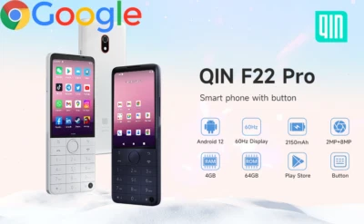 Qin F22 pro Touch screen button mobile WIFI GPS Bluetooth 4G mobile 4GB+64GB