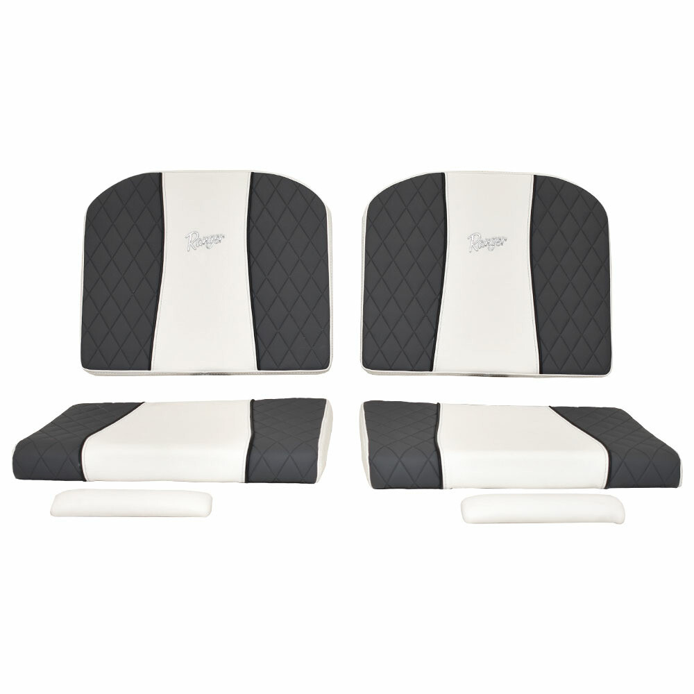 Ranger Boat Aft Jump Seat Cushions | Bay Series Gray (PORT/STBD