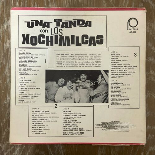 Los Xochimilcas, Una Tanda Con, 1978 Compilation Triple Mexican Lp´s Tropical - Picture 2 of 8