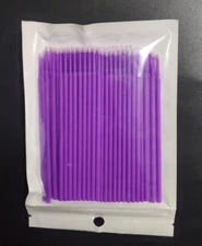 100Pcs Micro Brushes Applicators Microbrush Dental Regular Fine Super Fine Eye