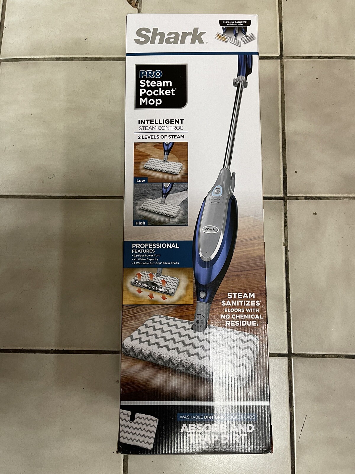 Shark Professional Steam Pocket Mop for Hard Floors Deep Cleaning And Sanitizing eBay