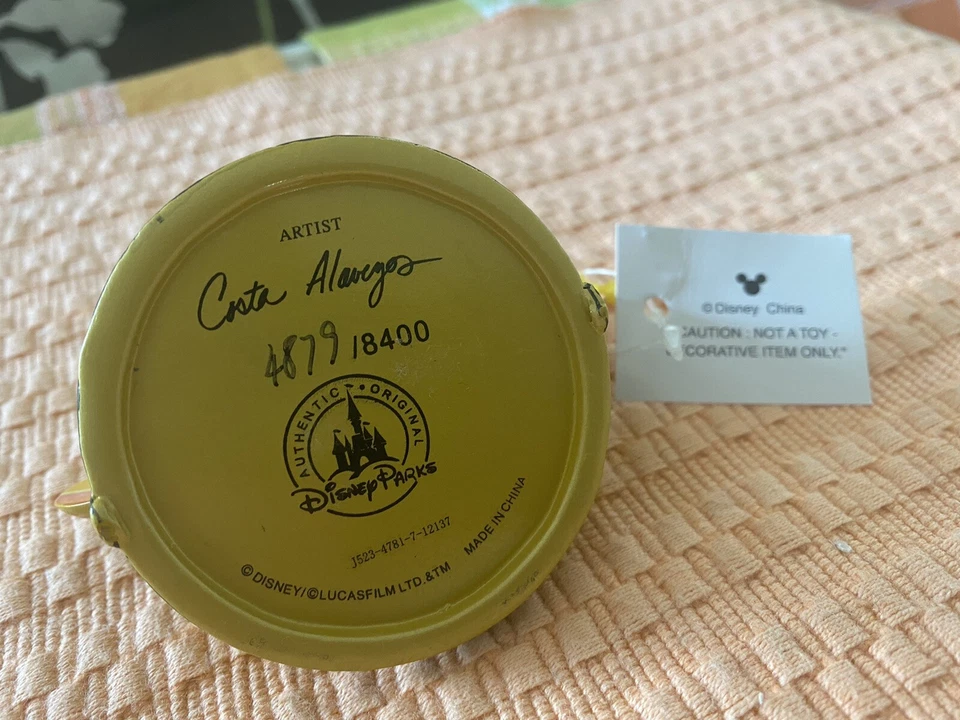 Disney Parks Star Wars C3PO Mickey Ears Sombrero Adorno de Navidad NUEVO NUMERADO Etiquetas Foto 4 de 4