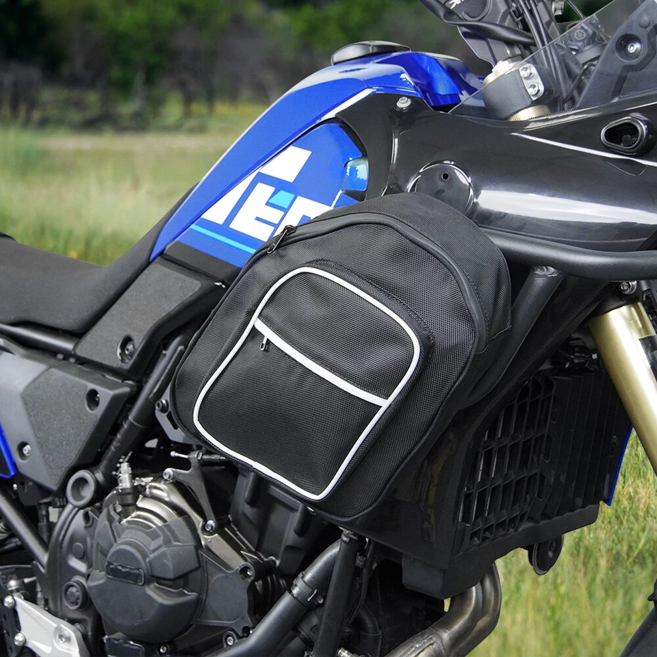 2 PCS Black Repair Tool Placement Bags Fit For Yamaha VMAX1200/VMX12 1986-2007 Foto 2 de 4