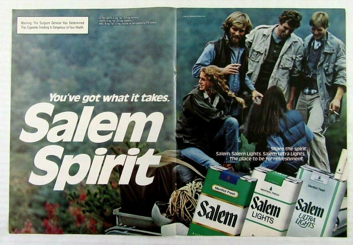 1982 SALEM MENTHOL CIGARETTES 16