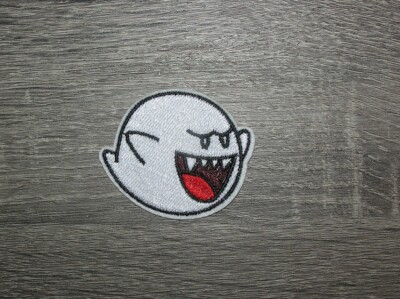 Boo Character Super Mario Game Series Embroidered Iron On Patch 2.5'' x 2''