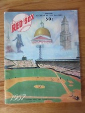 1957 RED SOX Yearbook TED WILLIAMS FRANK MALZONE JIM PIERSALL GENE MAUCH
