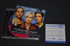 HUMAN LEAGUE signed autograph in person CD COVER CD INCL. soundtrack to a ACOA