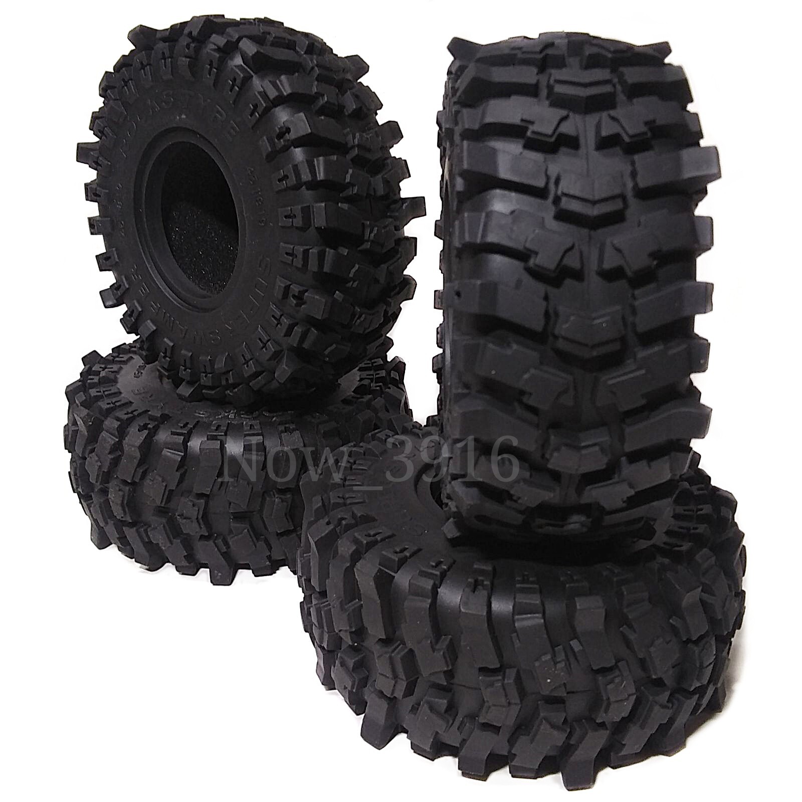 1.9 Rc Truck Rock Crawler Tires Baja Pro X 118mm Mud Wheels Fit