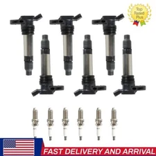 6x Ignition Coil & 6x Spark Plug Kit For 2008-2012 Land Rover LR2 3.2L L6 UF594