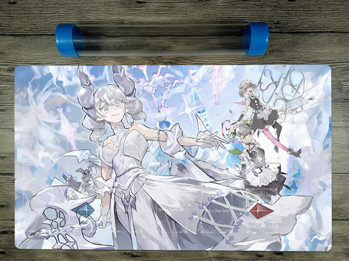 Ygomat Lovely Labrynth of the Silver Castle TCG CCG Playmat Free