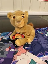 Vintage Lion King Simba Cub Plush 7.5"
