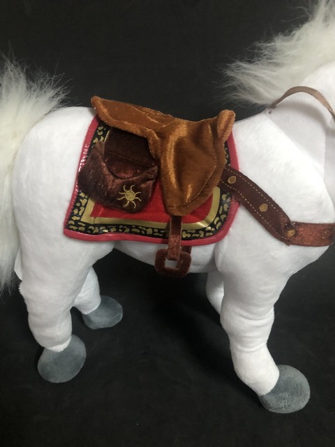 Disney Store Tangled Maximus Rapunzel White Horse Plush Stuffed Animal Toy | eBay