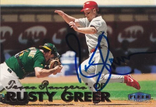 Rusty Greer MLB Original Autographed Items