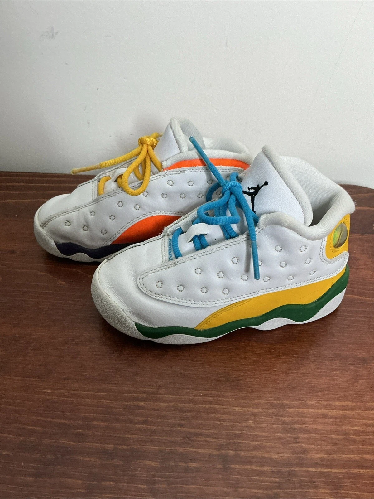 NIKE Air Jordan 13 Retro "Playground" Taglia Bambini 8C Multicolore