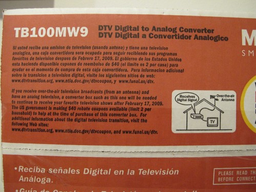 Magnavox DTV Digital to Analog Converter SDTV Tuner TB110MW9 w Remote NEW - Picture 11 of 12