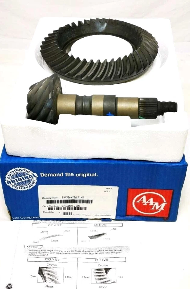 American Axle 26066706 Ring & Pinion 8.6X10-Bolt-3.73 Gear Set - Image 3 of 4
