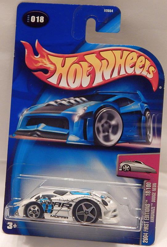 Hardnoze Dodge Neon Hot Wheels 2004-018 First Editions Retired 2005