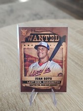 Juan Soto 2021 Topps Big League #WT-15 Wanted Washington Nationals Baseball Card