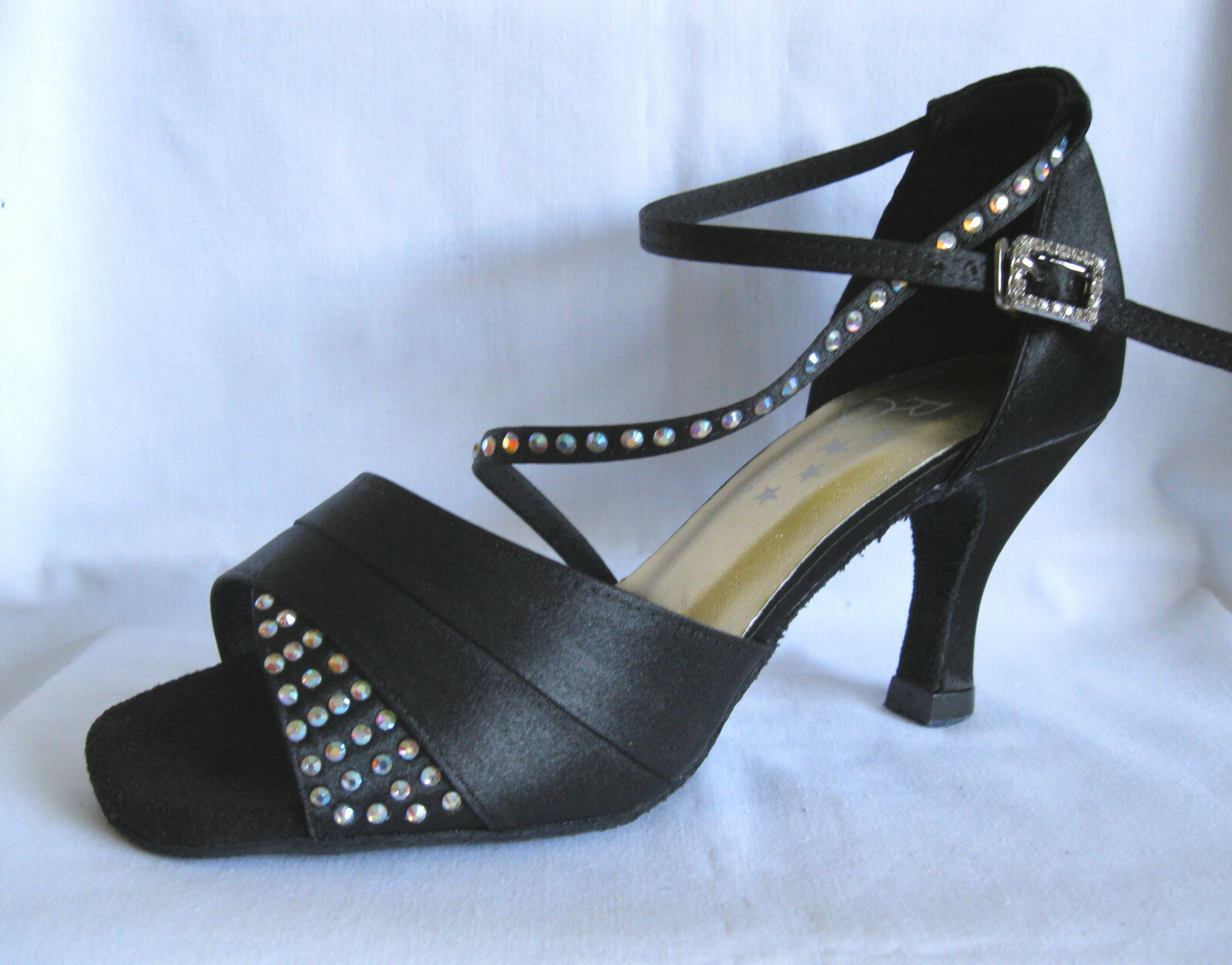 Ladies Black or Red Ballroom, Salsa, Latin, Jive, Dance Shoes UK