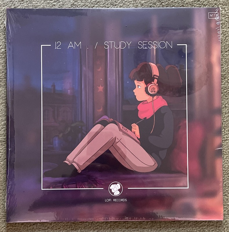 12am Study Session lofi Hip Hop Beat Vinyl Lp