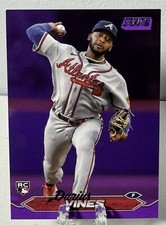 2024 Topps Stadium Club Darius Vines Purple Foil /75 Atlanta Braves Rookie RC