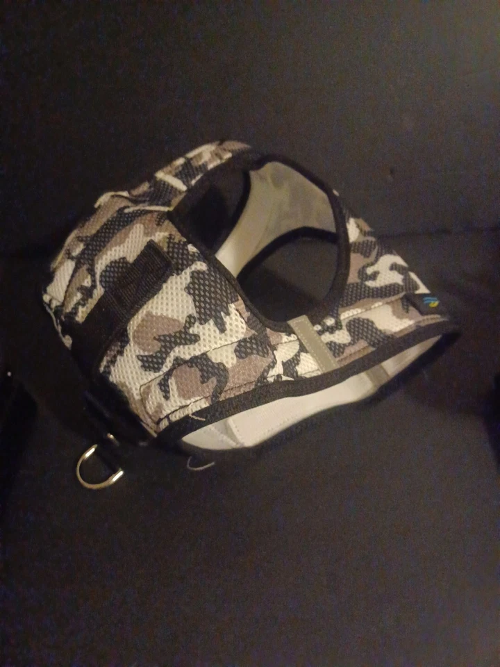 Arnés para perros diseño perro talla XXL negro, blanco, gris camuflaje Foto 3 de 4
