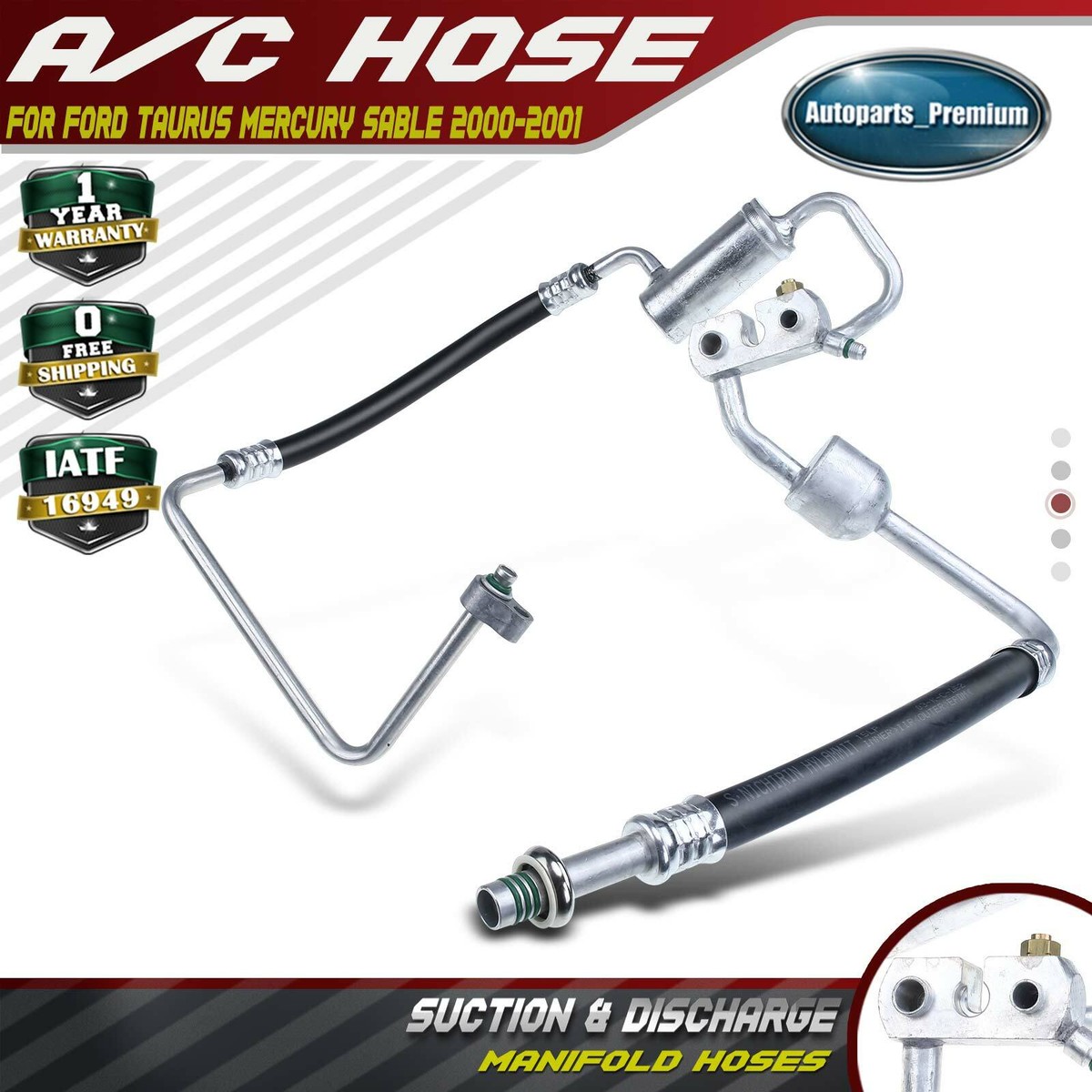 Manguera De Presión Dirección Hidráulica Para Ford Taurus Mercury Sable